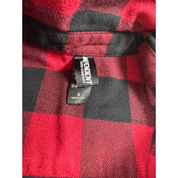 Red And Black Lumberjack Flannel Montana Knife Company Size Small - Picture 3 of 7